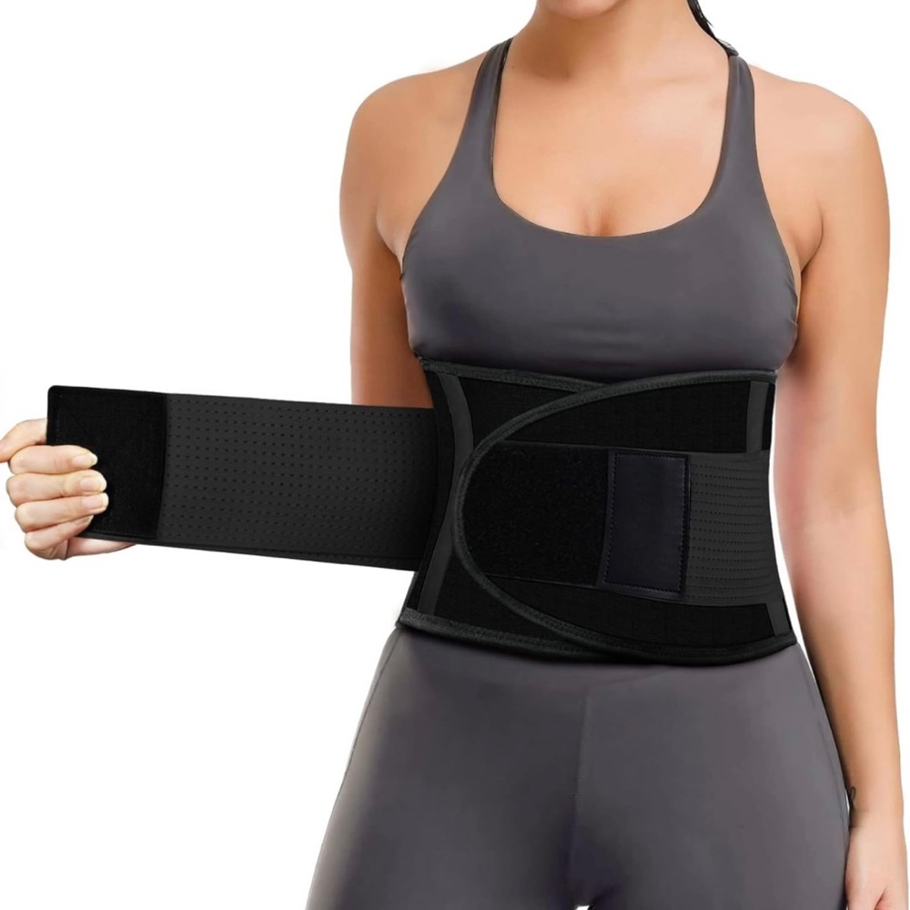 Women’s Waist Trainer Cincher Belt Workout Corset Tummy Compression Large